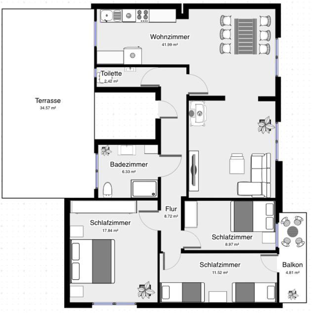 Ferienwohnung Auszeit Zwiefalten Екстер'єр фото